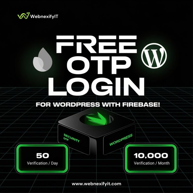 Did You Know? Boost Your WordPress Website with Free OTP Login Using Firebase by Google! 🚀